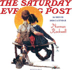 Graphique 2026 Saturday Evening Post Mini Wall Calendar | 7” x 7” | Thick Paper | Home & Office Organizer | Large Monthly Grid | 3 Languages & Marked Holidays | 4 Month Preview Page for 2027