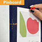Thick Cork Board Tiles for Wall with Push Pins, Removable 36"x24"x0.47" Bulletin Board Sets, Self-Adhesive Pin Board | Magrowill 6 Packs Felt Panels for Office Home Classroom Dorm