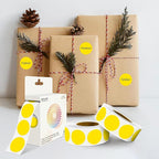 Yellow 1 Inch Round Color Coding Labels with 4000 Dots, 4 Rolls - Bright Color Dot Stickers for File Folders, Inventory System - Highly Visible