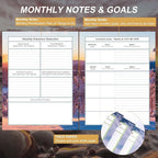 CAGIE 2026 Monthly Planner: 12 Months Jan 2026 - Dec 2026 Calendar Planner Weekly and Monthly 8.5" x 11" Large Spiral Planners for Women Hourly Daily Yearly Agenda with Tabs Stickers, Stone