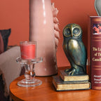 Kakizzy Book Ends for Shelves, Owl Decorative Bookends Bronze Bird Book Stopper Unique Kids Book Holders with Anti-Slip Base Luxurious Bookends for Kids Rooms Office Home Decor(Bronze)