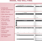 Clever Fox Planner Large – Undated Weekly & Monthly Planner for Productivity, Time Management & Goals – Organizer Journal – 7x10” (Red)