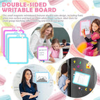 Outus 10 Pcs Dry Erase Mini White Boards Bulk 8.5 x 11'' Small Magnetic Whiteboard Double Sided Colored Writing Boards for Kids Students Locker Fridge(Macaron Color)