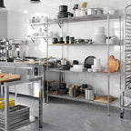 Regal Altair 24" Deep x 60" Wide x 74" Height Wire Shelving Kit | 4-Tier | NSF Commercial Storage Rack Unit
