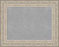 Amanti Art Silver Framed Magnetic Board 25x31 Medium Vision Board for use with Magnets, 100% Metal Sheet to Display Items as Office Decor or for Home Organization in mudroom, Kitchen or Kids Room