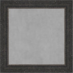 Amanti Art Black Framed Magnetic Board 25x25 Medium Vision Board for use with Magnets, 100% Metal Sheet to Display Items as Office Decor or for Home Organization in mudroom, Kitchen or Kids Room
