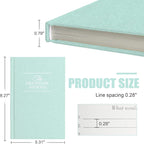 Gratitude Journal Daily Affirmations with Simple Guided Format-Undated Life Planner, Daily Planner, for You More Happiness, Positivity, Affirmation, Mindfulness&Self Care(Wathet Blue)