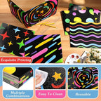 Affrolling 12 Pcs Inspirational Privacy Folders Bulk for Students Cardboard Privacy Boards Desk Divider Panel Waterproof Testing Divider for Classroom Back to School Study Supplies (Chalkboard)