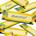 Dotimo Kids 40 PCS Desk Nameplates for Classroom, Name Plate for Desk with Alphabet, Number Line, Traditional Manuscript Name Plate for Classroom School Student(12” x 3.5”)