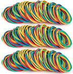 MOWPOG 700 Pcs Rubber Bands, Size #16 Reusable Elastic Rubber Band for Office Supplies File Folders, Home Packaging, Crafts DIY Bundling, Multipurpose (Colored)