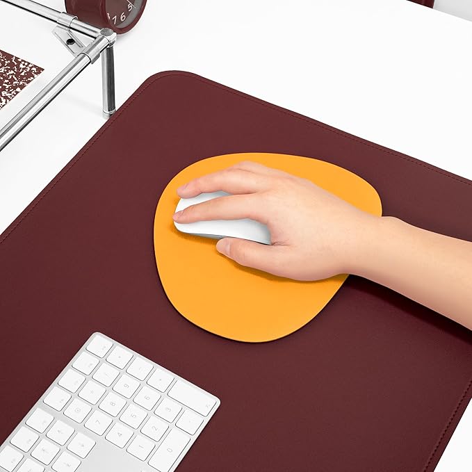GREEDY FARMERS Mouse pad, Non-Slip Washable Waterproof Computer Mouse pad (Honey Yellow)
