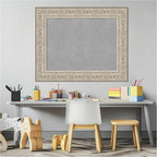 Amanti Art Silver Framed Magnetic Board 25x31 Medium Vision Board for use with Magnets, 100% Metal Sheet to Display Items as Office Decor or for Home Organization in mudroom, Kitchen or Kids Room