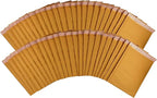 Amazon Basics Kraft Bubble Mailer, 8.5" x 12" (Internal Size - 8.25" x 11"), 50-Pack, Self-Seal, Brown