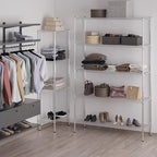 Regal Altair 18" Deep x 54" Wide x 86" Height Wire Shelving Kit | 5-Tier | NSF Commercial Storage Rack Unit