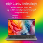 Kensington High Clarity Privacy Screens Filter for 14 inch 16:10 Laptops, Easy Installation Privacy Filter, Anti-Glare, 2H Hardness Protection, Compatible with HP Lenovo Samsung Asus, HC140A1610A