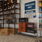Regal Altair 14" Deep x 36" Wide x 8" Height 1-Tier Wire Shelving Kit | NSF Commercial Storage Rack Unit