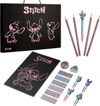 Disney Stitch Stationery Supplies Set Notebook Pencil Case & Ballpoint Pens or Notepad Coloring Pencils & Accessories for Home or Office