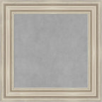 Amanti Art Silver Framed Magnetic Board 22x22 Small Vision Board for use with Magnets, 100% Metal Sheet to Display Items as Office Decor or for Home Organization in mudroom, Kitchen or Kids Room