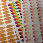 Made in USA Custom Return Address Stickers Labels Customized Mailing Label for Envelopes, Personalized Self Adhesive Flat Sheet Oval Labels