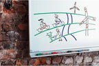 edding 29 Ecoline whiteboardmarker - blauw - 10 whiteboardstiften - beitelpunt 1 - 5 mm - boardmarker uitwisbaar - voor whiteboard, flipchart, magneetbord, prikbord, memobord - sketchnotes - navulbaar