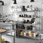 Regal Altair 21" Deep x 48" Wide x 64" Height Wire Shelving Kit | 5-Tier | NSF Commercial Storage Rack Unit