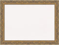 Amanti Art White Cork Board for Wall, 24x32 Vision Board with Gold Frame, Medium Corkboard Office Decor for Home Organization, Traditional Corkboard Pinboard to Display Items for Home Organization