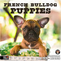 RED EMBER French Bulldog Puppies 2026 Wall Calendar 12 Month | 12" x 24" Open | Thick & Sturdy Paper | Holiday Gift | Cute Frenchie Puppy Dog Calendar 2026