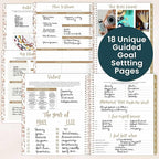 bloom daily planners 2026 Planner (January to December) - 8.5” x 11” Weekly & Monthly Dated Agenda Organizer Book with Stickers & Tabs - Flexible Soft Cover - Tan Leopard