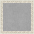 Amanti Art Silver Framed Magnetic Board 14x14 X-Small Vision Board for use with Magnets, 100% Metal Sheet to Display Items as Office Decor or for Home Organization in mudroom, Kitchen or Kids Room