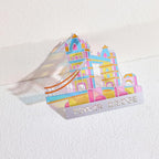 Metal Bookmarks with Transparent Design - Tower Bridge Book Mark for Readers, Aesthetic Book Markers for Kids, Teens, Teachers, Students, Gifts for Book Lovers, Writers, Reading Women & Men