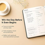 Daily Planner 2026 (5" x 8") - The Ultimate Daily Workflow Planner with Hourly Schedule & Task List to Achieve Your Goals by PRODUCTIVITY STORE (A5, Black)