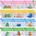 Ulema 36 Pcs Back to School Gifts Cartoon Mesh Pencil Pouch Bags Plastic Zipper Pouch 8×4 Inch for Classroom Organization School Office Supplies (36)