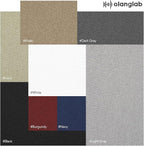 Olanglab Acoustic Panels 2 Pack, 48''x24'' Large Sound Panels, Fabric Wrapped Sound Proof Foam Panels for Walls, Sound Absorbing Panels for Recording Studio Acoustical Treatments (Burgundy)