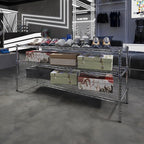 Regal Altair 18" Deep x 60" Wide x 27" Height Wire Shelving Kit | 3-Tier | NSF Commercial Storage Rack Unit