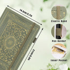 TIEFOSSI Dotted Notebook, 160gsm Thick Paper, Hardcover Dot Grid Journals for Women Men, 192 pages, for Travel, School and Office Use