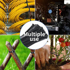 Mvyc Zip Ties, Heavy Duty Cable and Wire Ties with 50 Ibs Tensile Strength and UV Resistance, for Home, Office, Garden, Workshop, Black (8 Inch, 1000 Pack)
