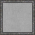 Amanti Art Grey Framed Magnetic Board 23x23 Medium Vision Board for use with Magnets, 100% Metal Sheet to Display Items as Office Decor or for Home Organization in mudroom, Kitchen or Kids Room