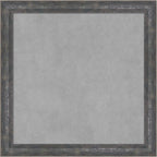 Amanti Art Grey Framed Magnetic Board 23x23 Medium Vision Board for use with Magnets, 100% Metal Sheet to Display Items as Office Decor or for Home Organization in mudroom, Kitchen or Kids Room