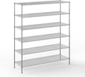 Regal Altair 24" Deep x 72" Wide x 86" Height Wire Shelving Kit | 6-Tier | NSF Commercial Storage Rack Unit