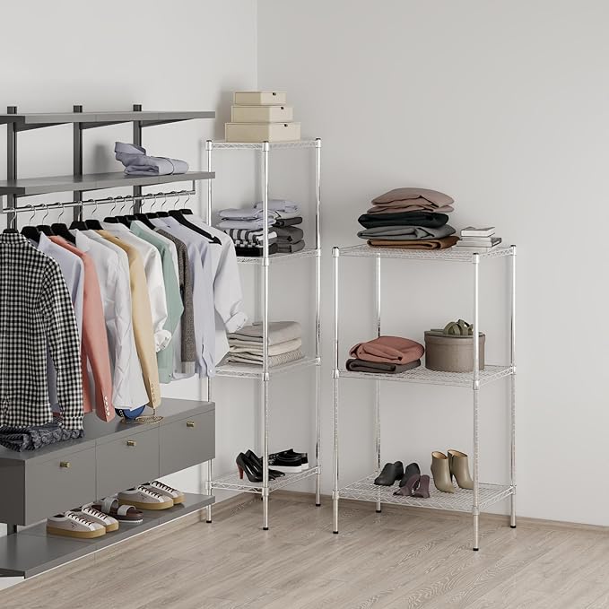 Regal Altair 21" Deep x 30" Wide x 54" Height Wire Shelving Kit | 3-Tier | NSF Commercial Storage Rack Unit