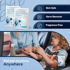 Large Alcohol Wipes 75% Unscented Hand Sanitizing Wipes (320 count +12 travel wipes) Alcohol Wipes for Travel Home and Classroom - Resealable Pack