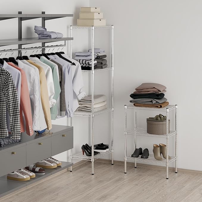 Regal Altair 14" Deep x 24" Wide x 34" Height Wire Shelving Kit | 3-Tier | NSF Commercial Storage Rack Unit