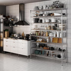 Regal Altair 18" Deep x 60" Wide x 86" Height Wire Shelving Kit | 8-Tier | NSF Commercial Storage Rack Unit