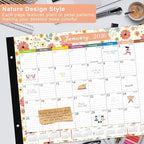 Desk Calendar 2026-2026 Desk Calendar Large 22x17, 18 Mouths From January 2026 to June 2027, 22" x 17" Desk Pad Calendar, Office Supplies Perfect for Organizing and Planning In Office, School or Home