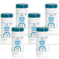 6 Pack Canister Hand Sanitizing Wipes, 450 Count Canister Disposable Hand Sanitizer Wipes, Fresh Scent, Lint Free & Durable