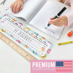 Desk Name Tags for Classroom – 36 Student Name Plates for Classroom Kindergarten, Preschool, 1st, 2nd & 3rd Grade, 14.5 x 4in Teacher Nameplates for Student Desks, Smiley Nametags