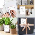 SXboxing Sticky Notes 4X6 Inches, 2 Pack Large Cute Self-Stick Pads, Bright Funny Memo Pads Easy to Stick for Home, Office Cute Dog Paws