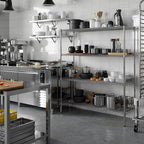Regal Altair 18" Deep x 54" Wide x 64" Height Wire Shelving Kit | 4-Tier | NSF Commercial Storage Rack Unit