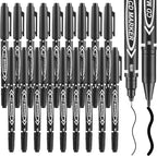 Sibba 20 PCS Dual-Tip Black Drawing Pens 0.5/1mm Bold & Fine Paint Markers, Fineliner Permanent Marker Bible Journaling Writing Pens for Artist Sketch Sketching Writing Dooding Marking Signature