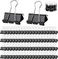 360 PCS Binder Clips Small – Mini Black Metal Paper Clamps, 0.6in/15mm Binder Paper Clips, Binder Clamps Set for Office Home School Supplies